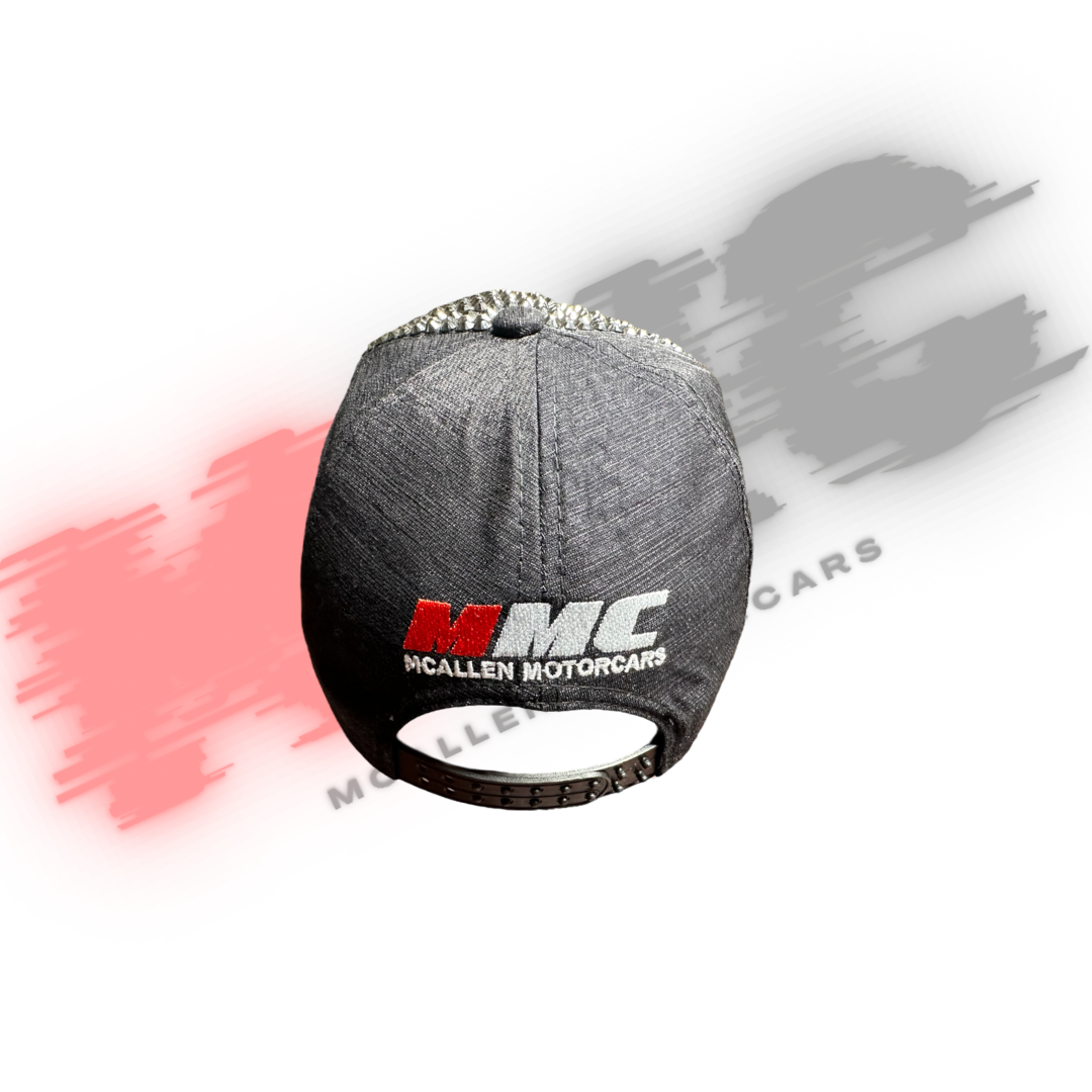 women’s streetwear solid color rhinestone curved eaves baseball cap