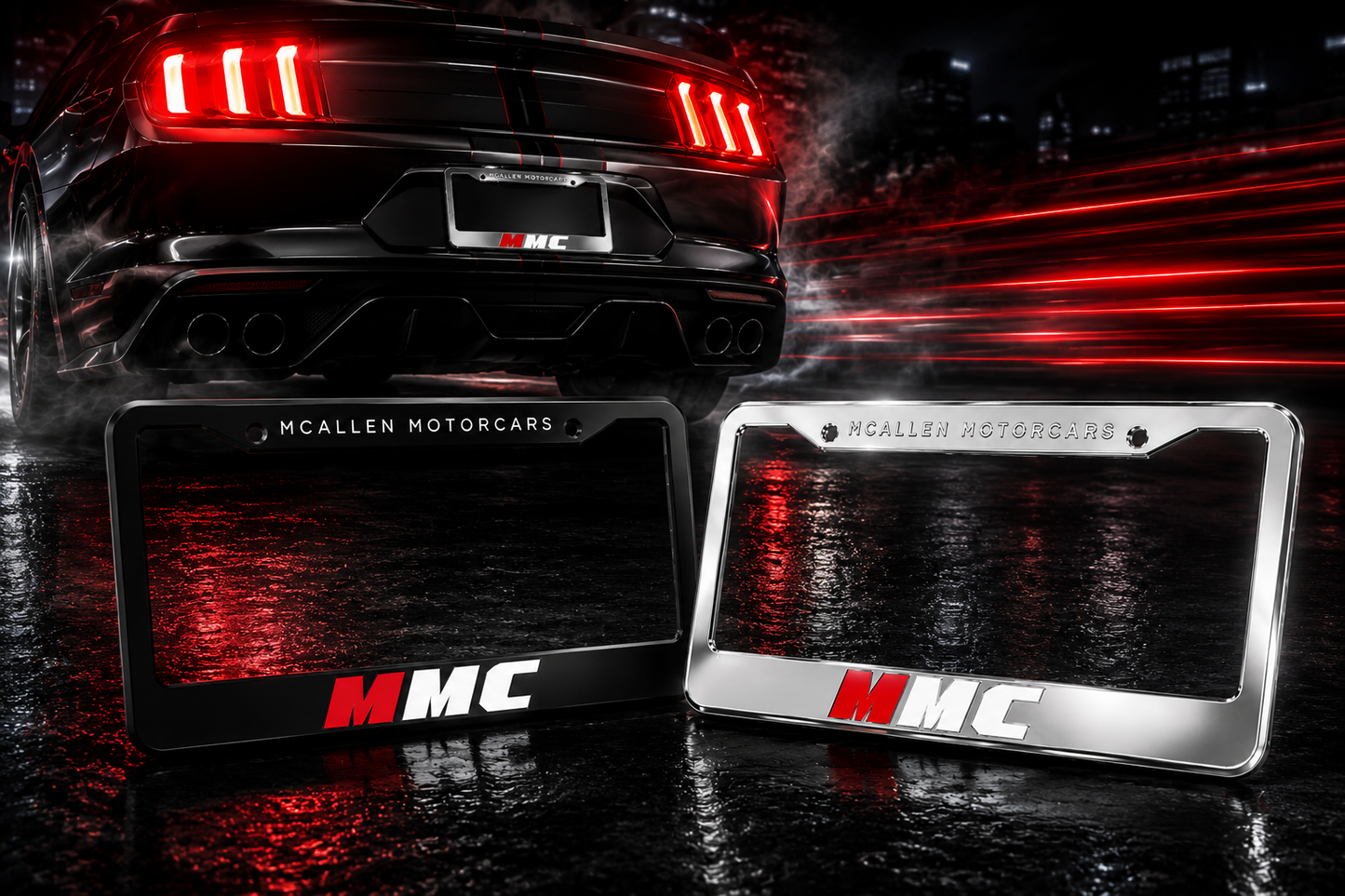 MMC Stainless Steel Licence Plate Frame