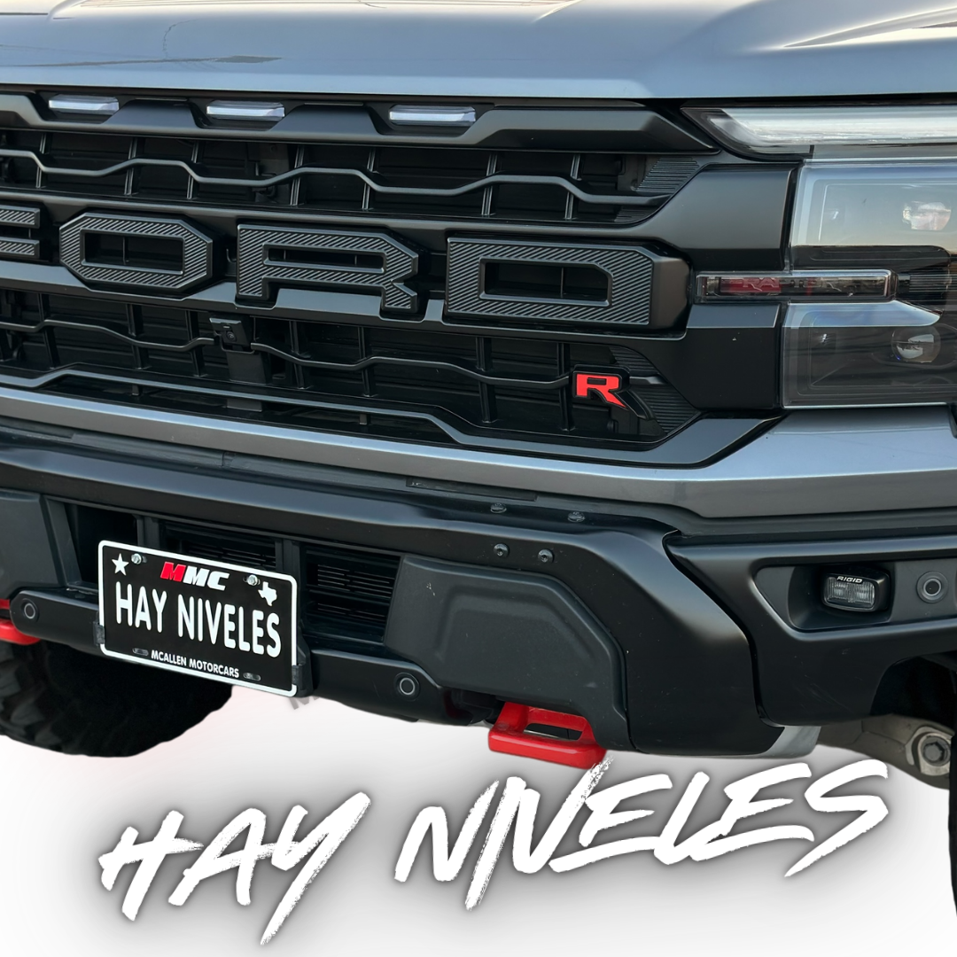 HAY NIVELES LICENCE PLATE